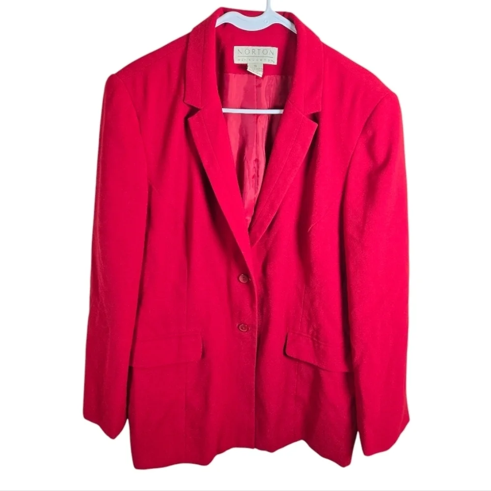 Norton McNaughton red blazer